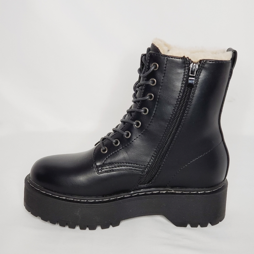 Steve Madden Women's Bolero Combat Boots - Picture 4 of 9